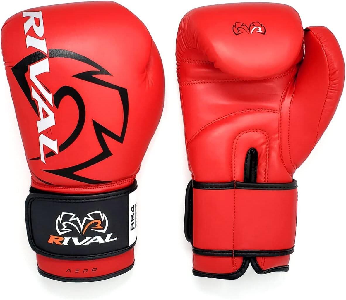 Rękawice bokserskie Rival RB4 treningowe Czerwone M 3/4