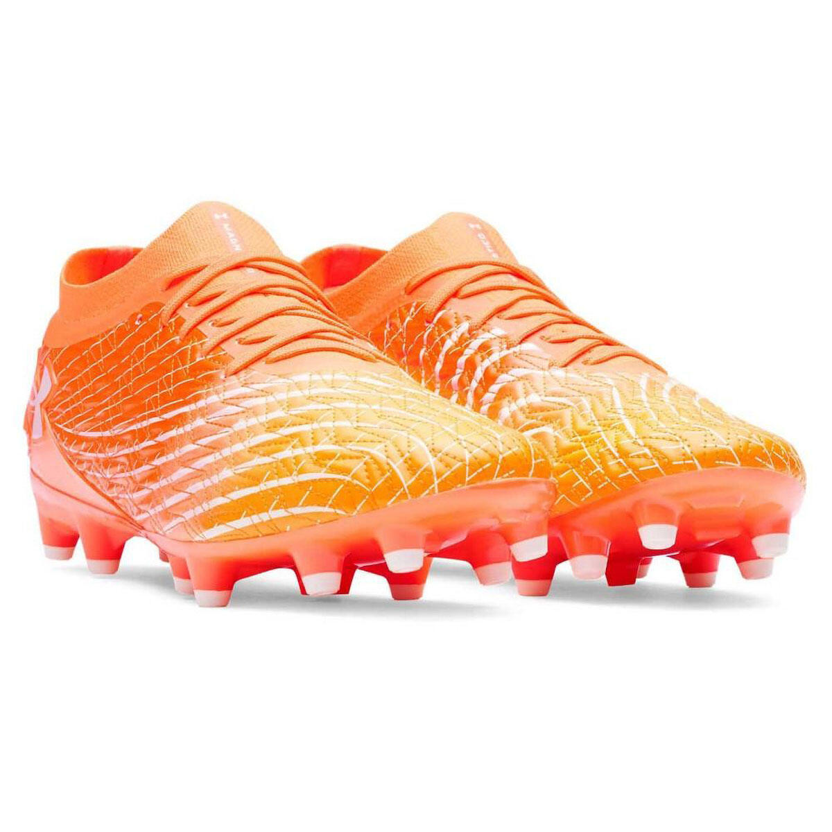 Tacchetti UA Magnetico Pro 5 FG Under Armour Calcio Arancione 4/4