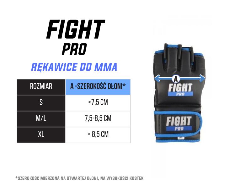 Pro Rękawice do MMA Fight 4oz Basic XL 4/4