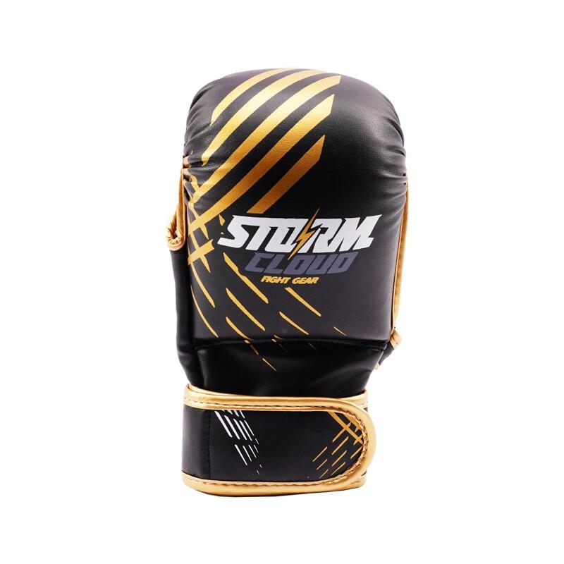 Rękawice do MMA StormCloud Lynx Sparingowe Czarno-Złote 7oz XL 4/7