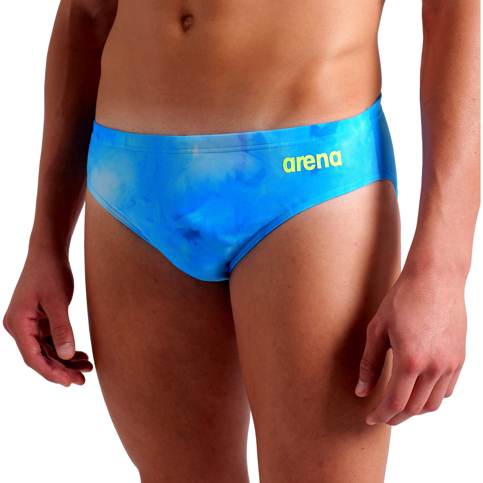 Badehose chlorresistent UV-schützend Herren - Arena Swim Briefs Allover 4/5