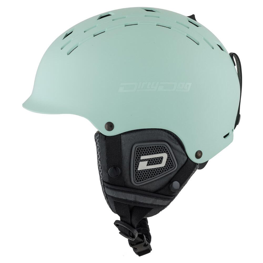 dirty dog ufo snowboard ski helmet NEO Unisex - Matte White packed lid that will keep you safe as you explore the slopes and beyond. Dirty Dog | Mountain Warehouse