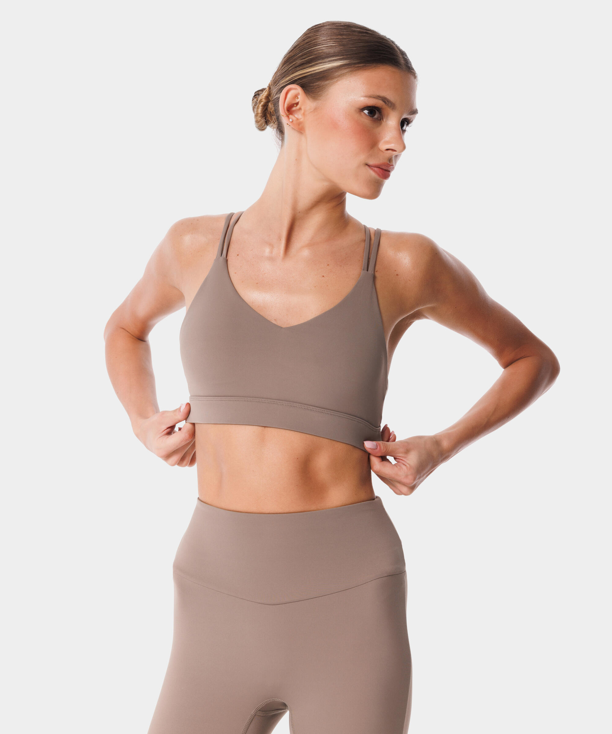 Stanik sportowy crossback dla kobiet Carpatree Balletcore 3/6