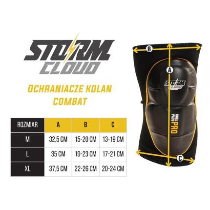 Ochraniacze Na Kolana StormCloud Combat Żółte S