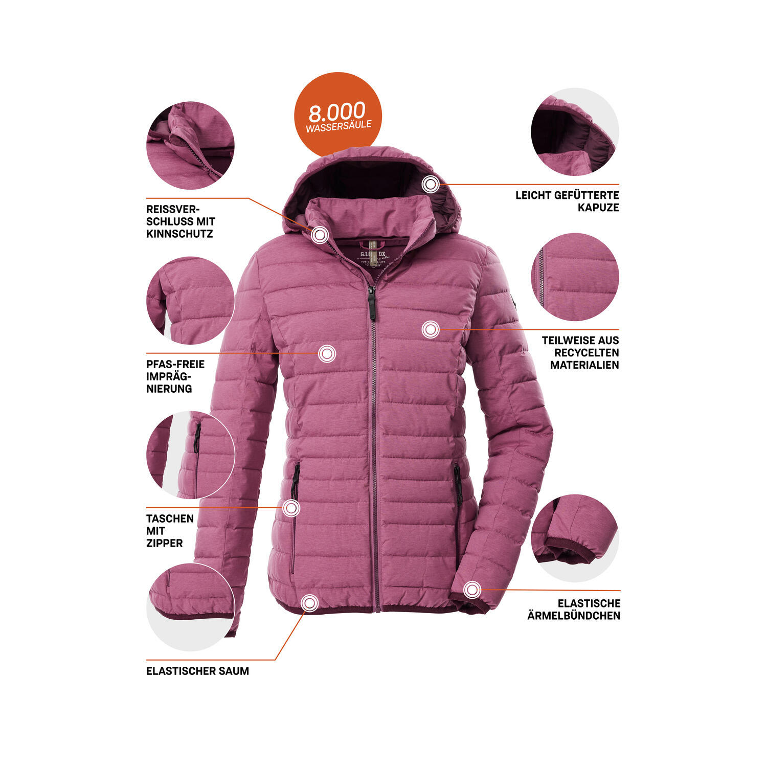 Damen Steppjacke GW 49 WMN QLTD JCKT 6/7