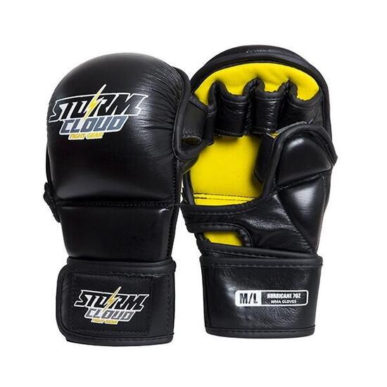 Rękawice MMA StormCloud Hurricane 2 Sparingowe Czarne 7oz XL