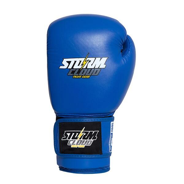 Rękawice Bokserskie StormCloud Sparingowe Cyclone Classic Niebieskie 20oz 3/7
