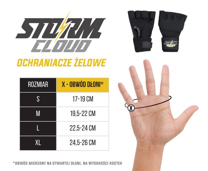 Owijki Bokserskie - Bandaże StormCloud Żelowe XL 6/6