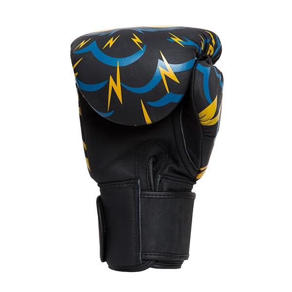 Rękawice ze skóry naturalnej do Muay Thai StormCloud Blizzard Monstercloud 6/7