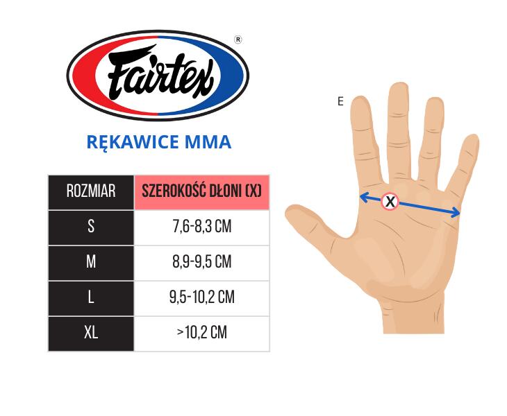 Rękawice do MMA Fairtex FGV15 Niebieskie XL 5/5
