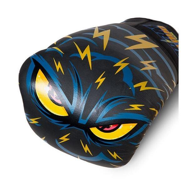 Rękawice ze skóry naturalnej do Muay Thai StormCloud Blizzard Monstercloud 4/7