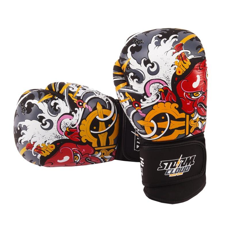 Rękawice bokserskie ze skóry naturalnej Boxing StormCloud Pro Daisho ONI 14 4/7