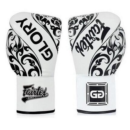 Rękawice Bokserskie ze skóry naturalnej Fairtex BGLG2 Białe 10oz