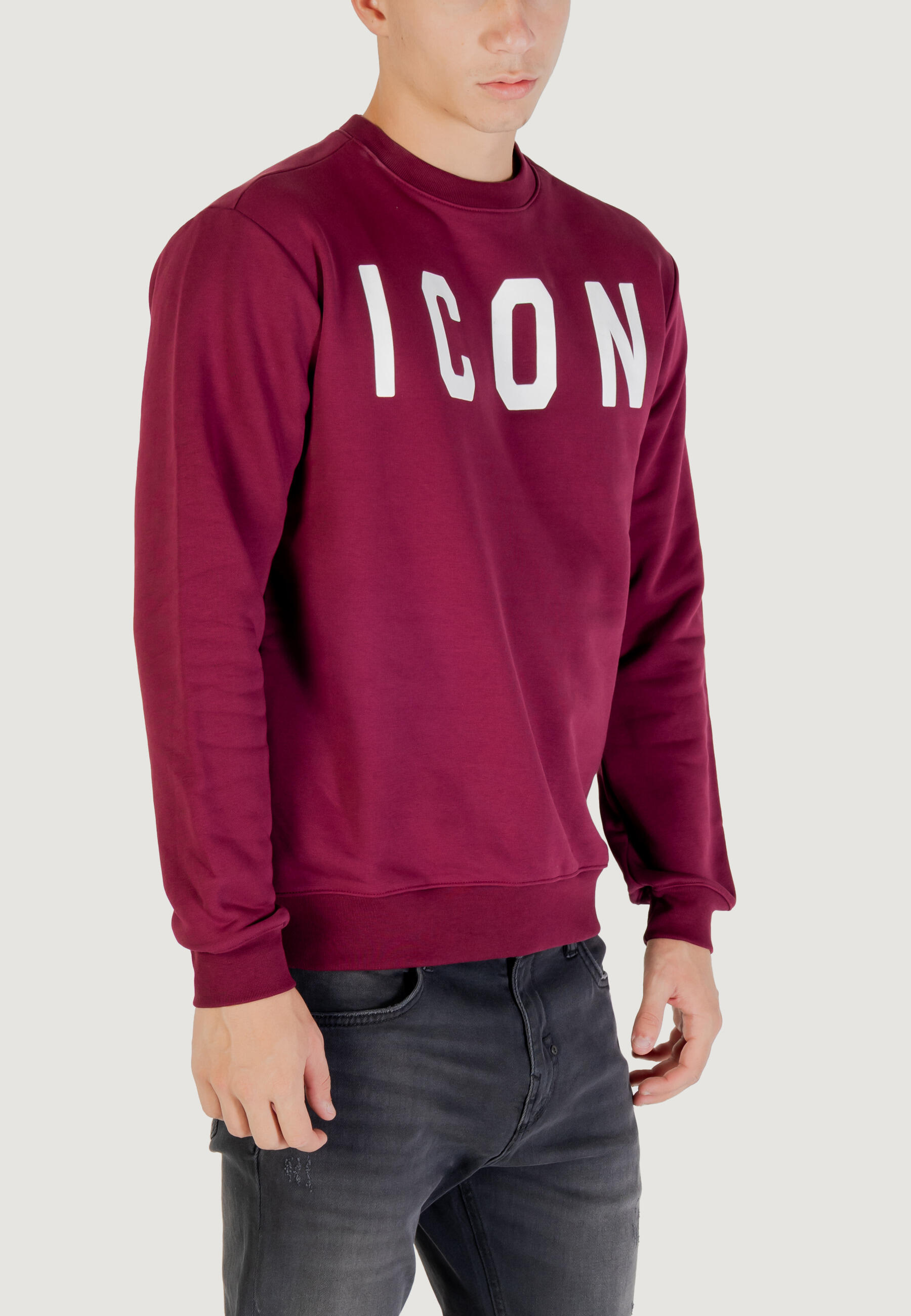 Felpa Uomo aperta con zip e cappuccio 100% Cotone - NERO