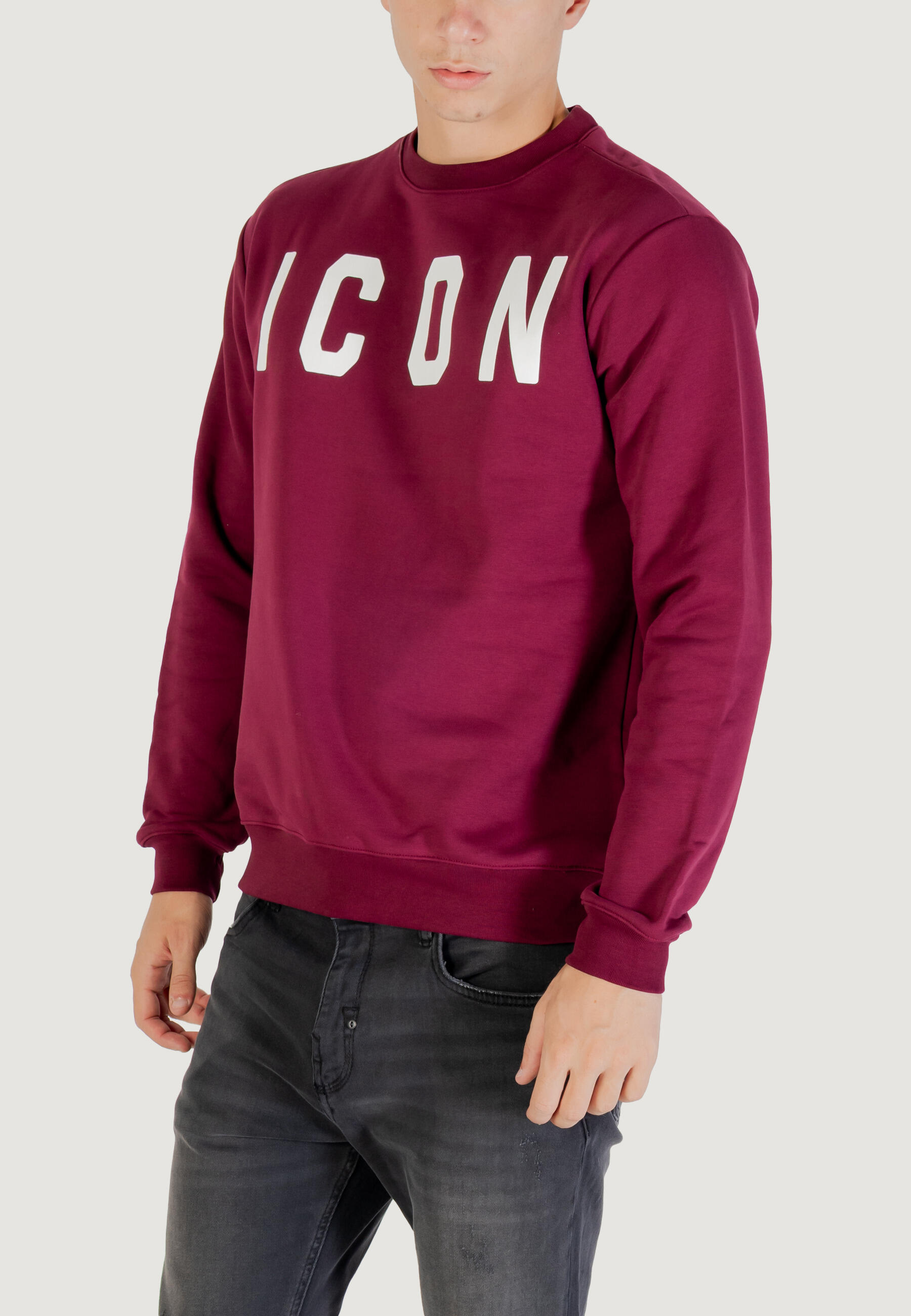 sweat-shirt  HOMME bordeaux 2/4