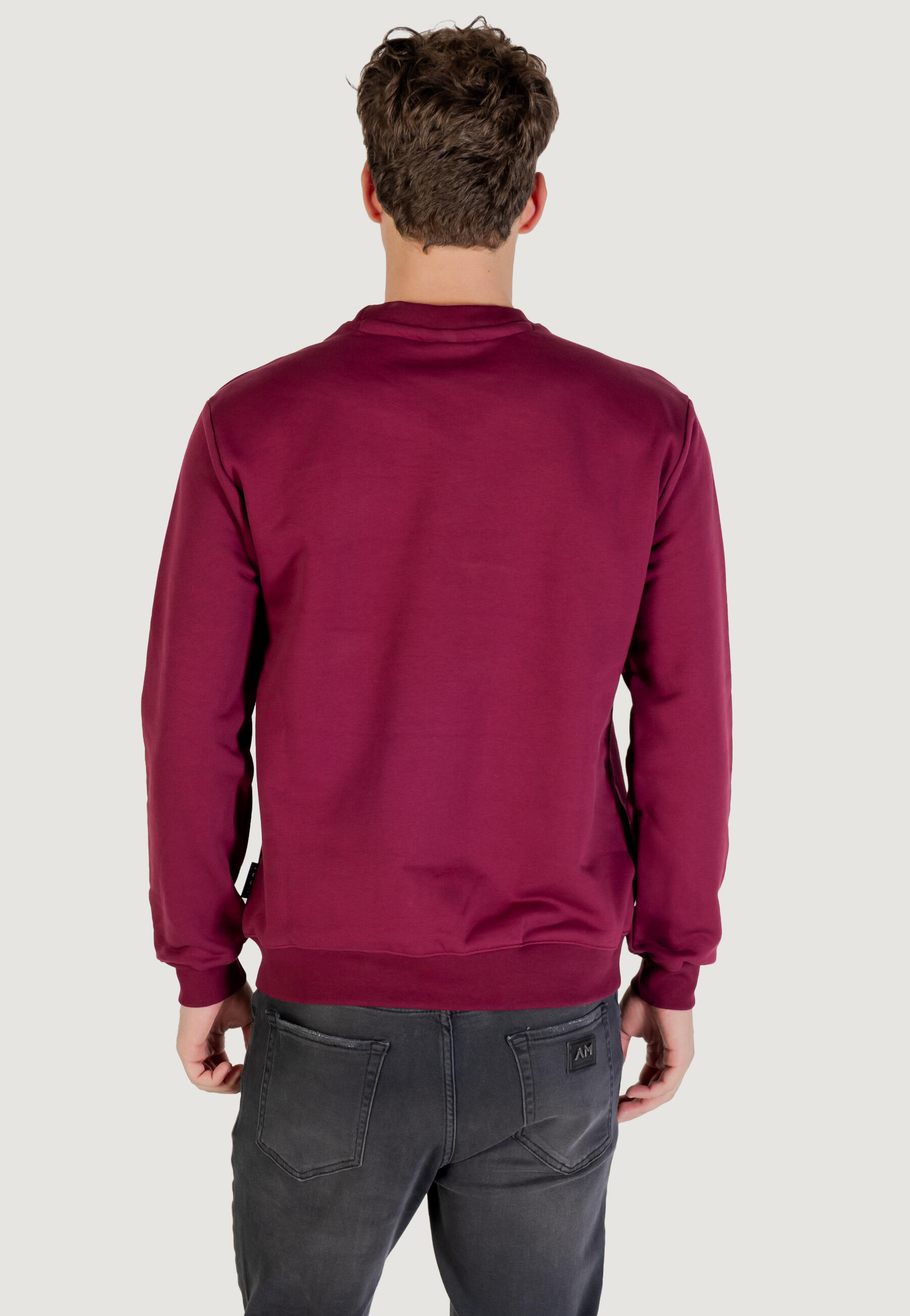 sweat-shirt  HOMME bordeaux 4/4