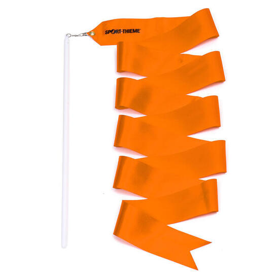 Gymnastikband mit Stab 2 m Orange Gymnastik Unisex Orange