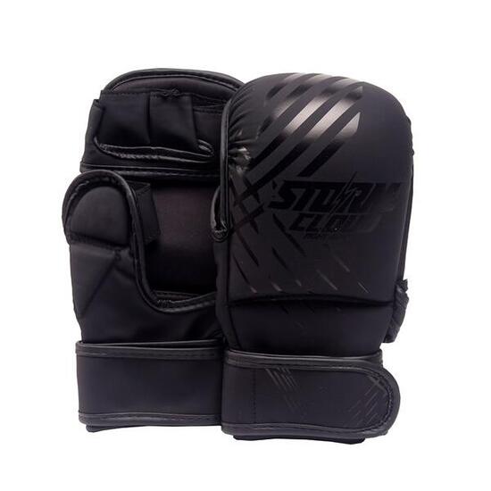 Guanti da sparring StormCloud Lynx MMA neri-neri 7oz XXL