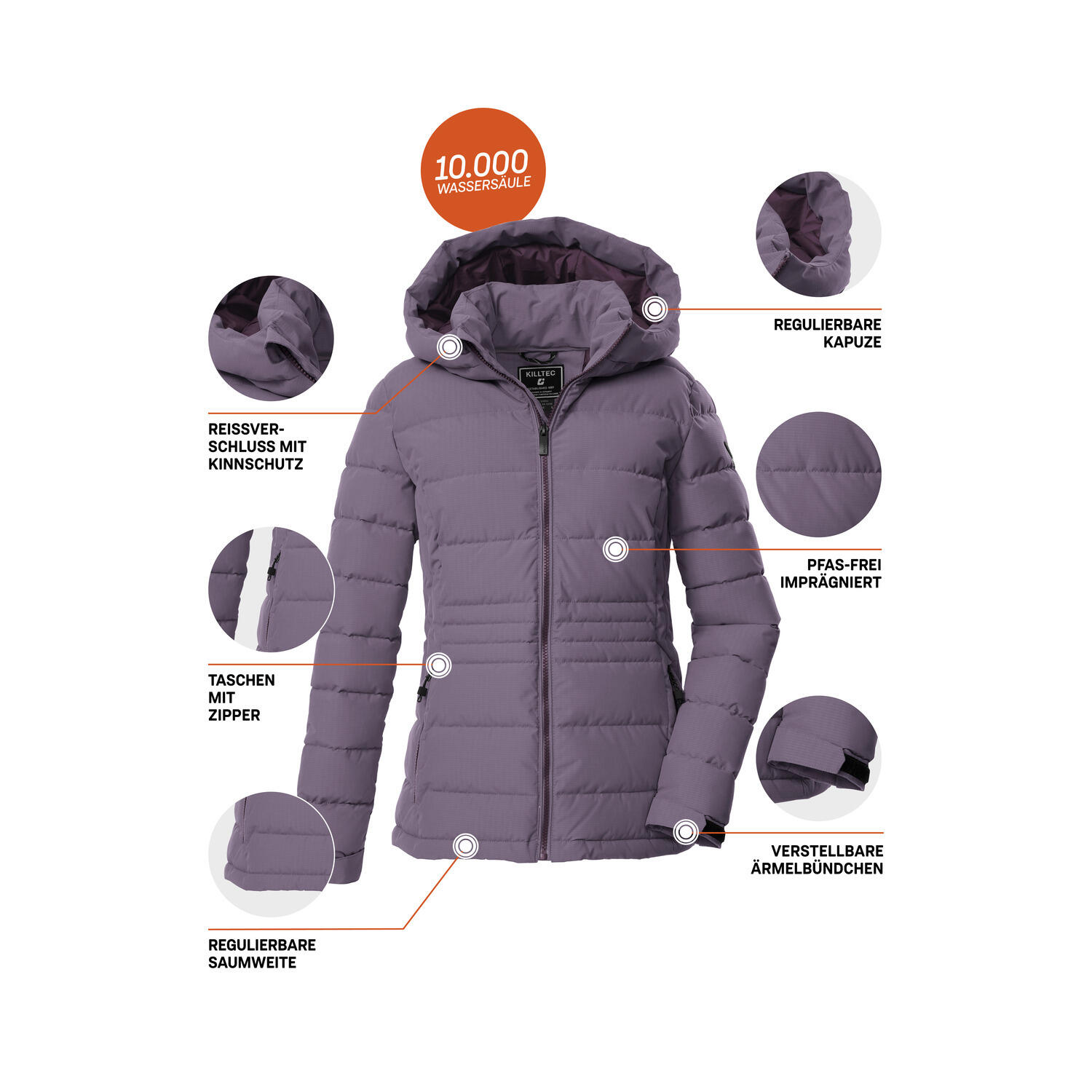 Damen Steppjacke KOW 10 WMN QLTD JCKT 5/6
