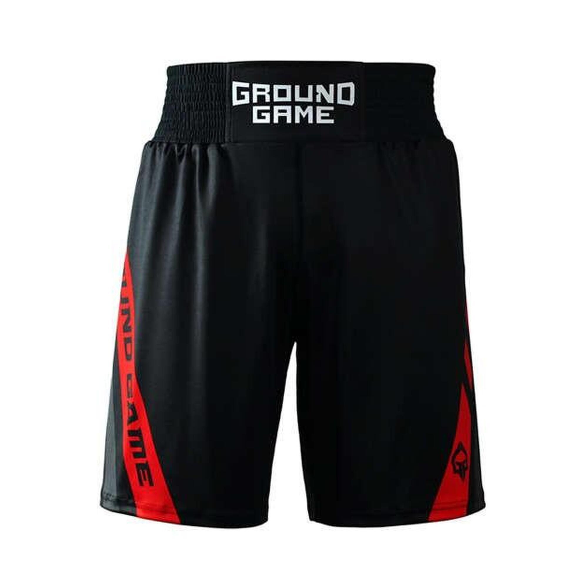 Spodenki Bokserskie Ground Game Knockout Game Czarne XL