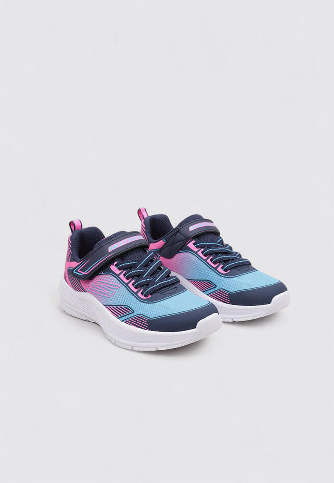 Kapcie SKECHERS MICROSPEC ADVANCE OASIS POINT Niebieski