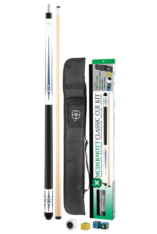 Set biliard McDermott Classic Cue Kit 5 – Tac din doua piese + husa