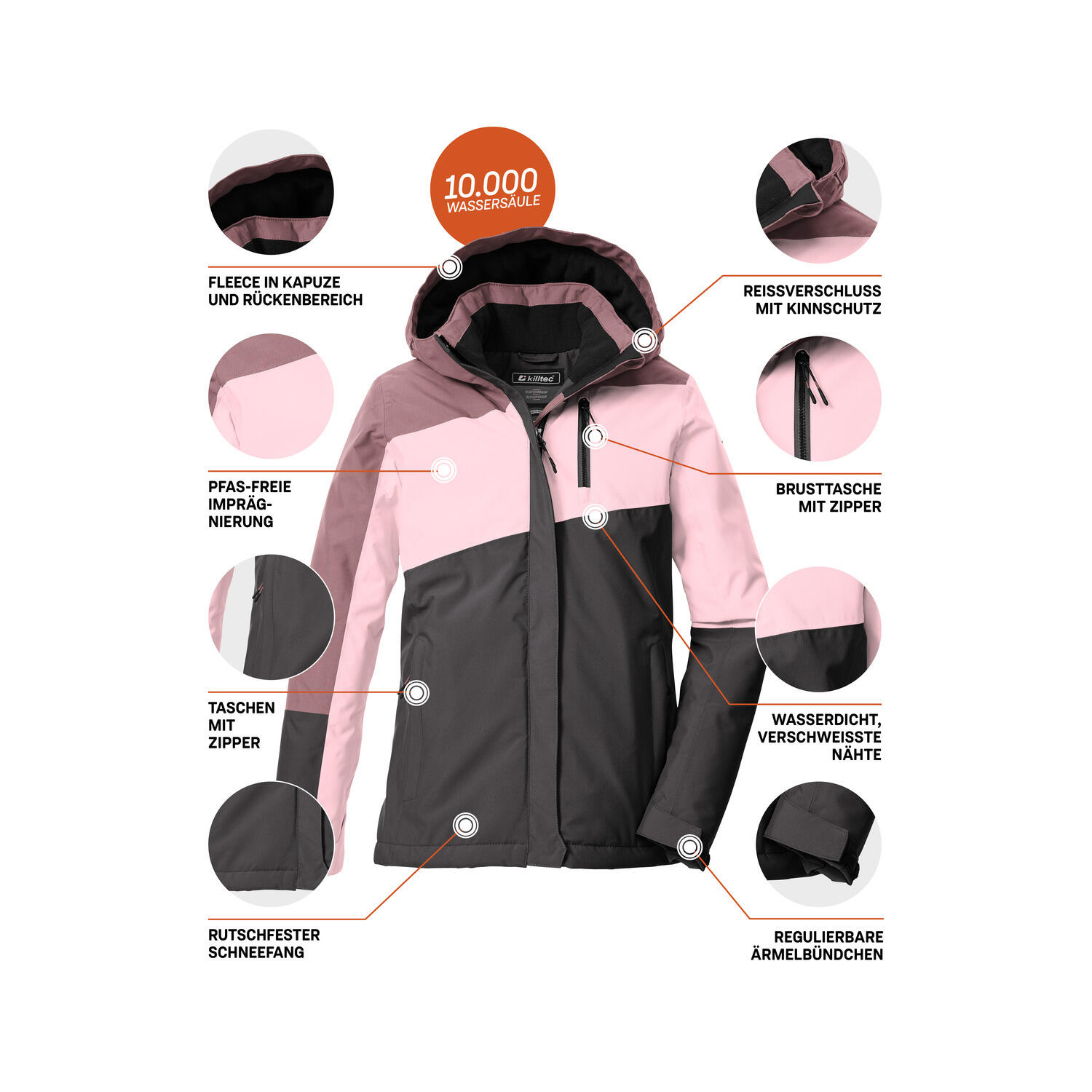 Kinder Jacke KOW 218 GRLS JCKT 5/6