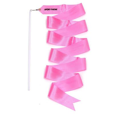 Gymnastikband mit Stab 2 m Pink Gymnastik Unisex Pink