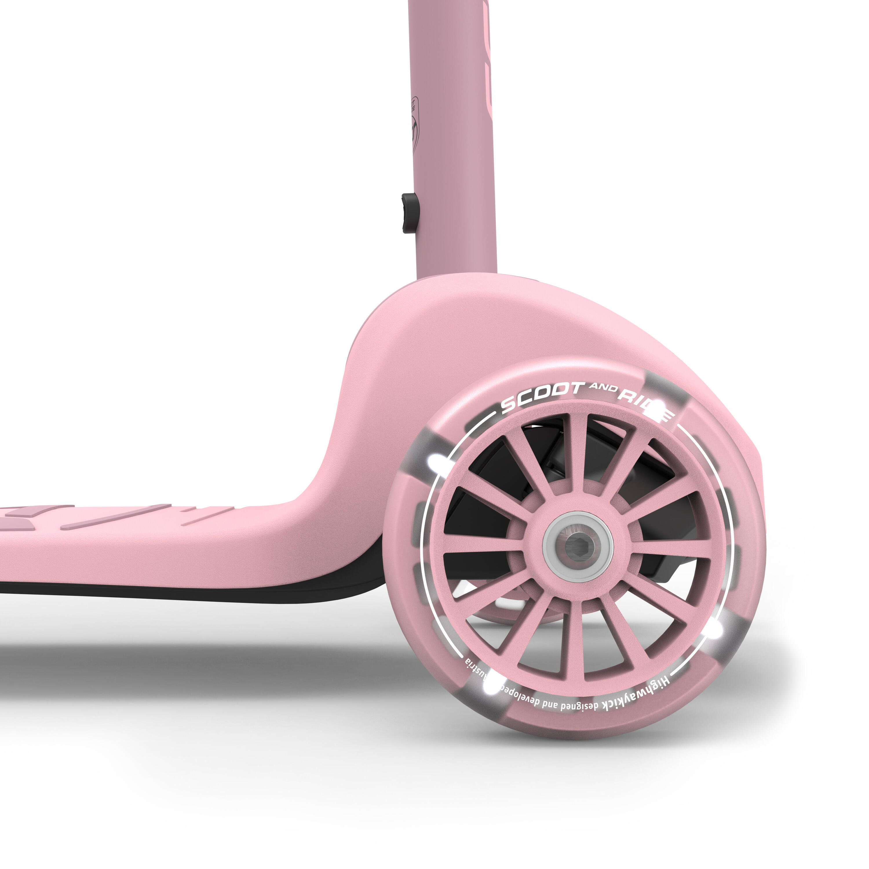 Trottinette highwaykick 3 s led rose Scoot and ride 3/7