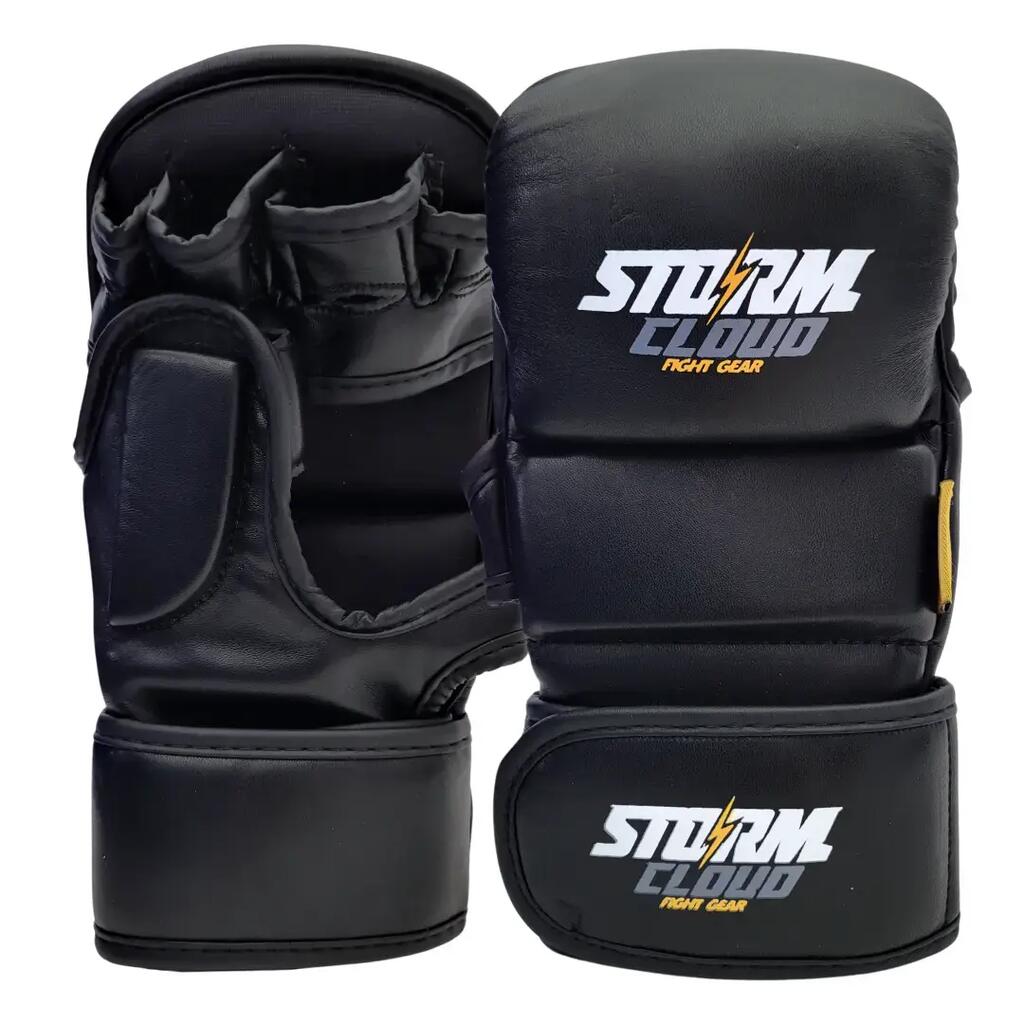 StormCloud MMA Sparring Gloves 7oz Rookie Black/White XL