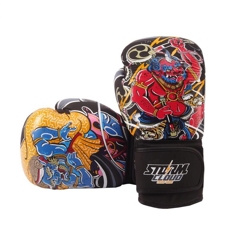 Rękawice bokserskie ze skóry naturalnej Boxing StormCloud Pro Daisho FUJIN 3/7