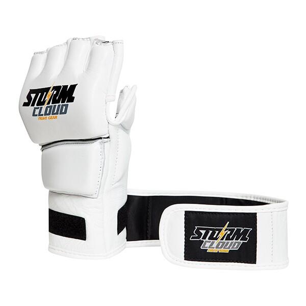 Rękawice MMA StormCloud Hurricane 2 Białe 4oz L 5/7