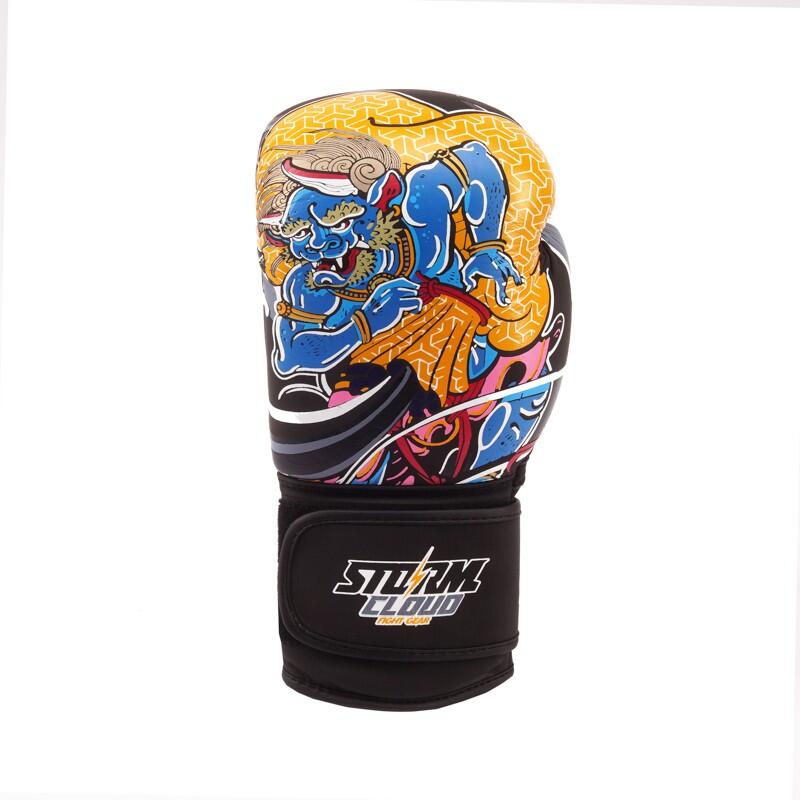 Rękawice bokserskie ze skóry naturalnej Boxing StormCloud Pro Daisho FUJIN 5/7