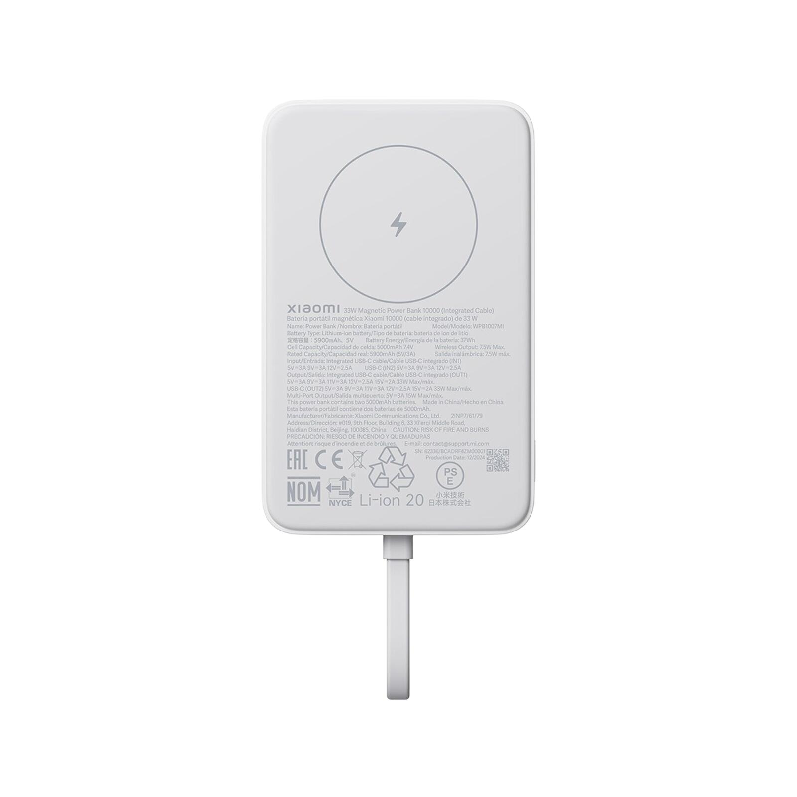 Xiaomi 33W Magnetic Power Bank 10000mAhWEISS 4/4