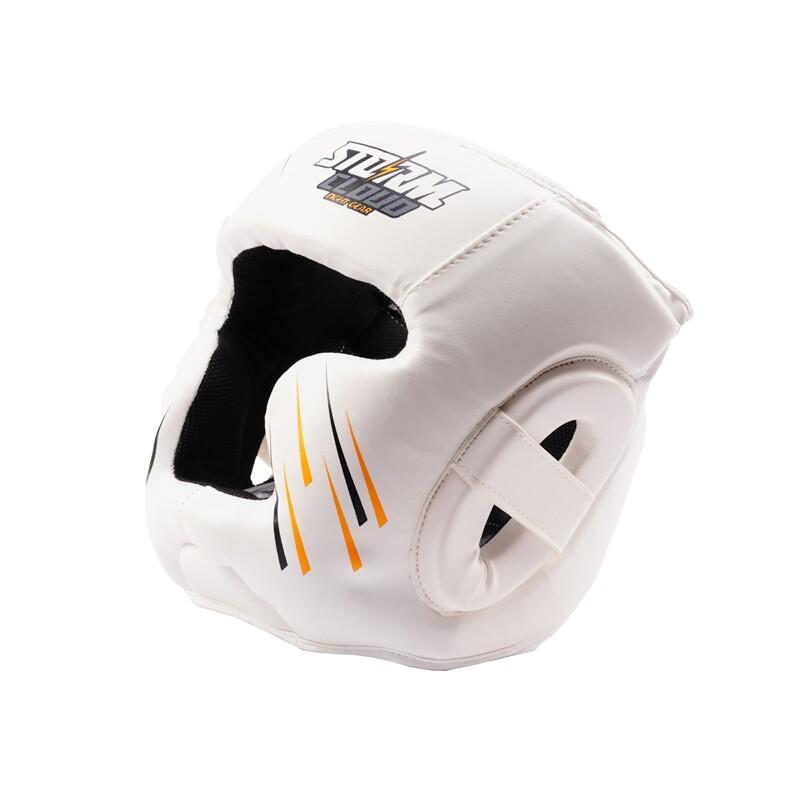 Kask Bokserski StormCloud StarFall Biało-Żółty L/XL 3/7