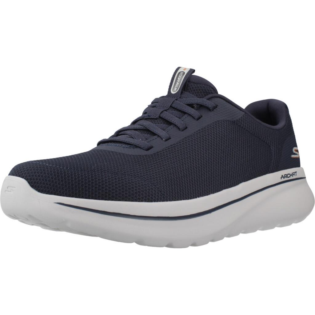 Kapcie SKECHERS GO WALK ARCH FIT N-JOY - CULLMAN Niebieski