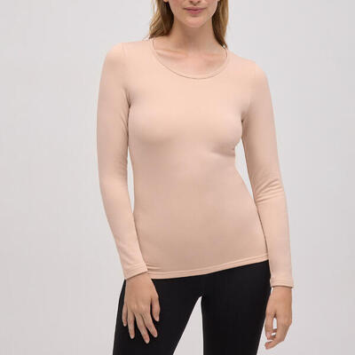 Camiseta térmica de Mujer Ysabel Mora manga larga y cuello redondo