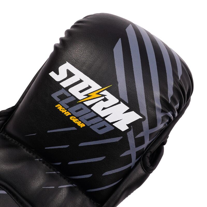 Rękawice do MMA StormCloud Lynx Sparingowe Czarno-Szare 7oz XL 6/7