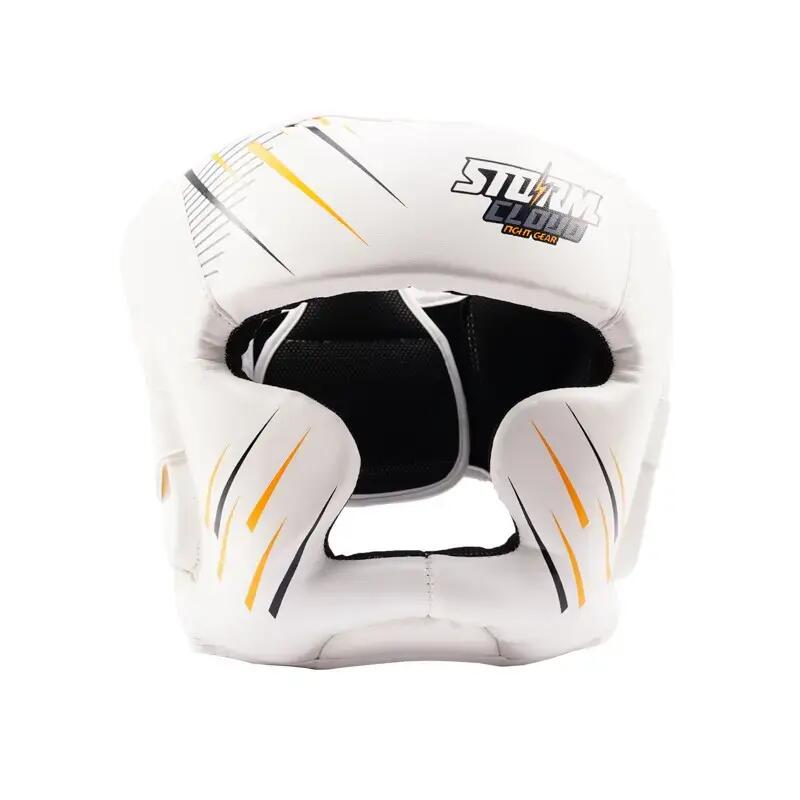 StormCloud StarFall Boxing Helmet White/Yellow L/XL