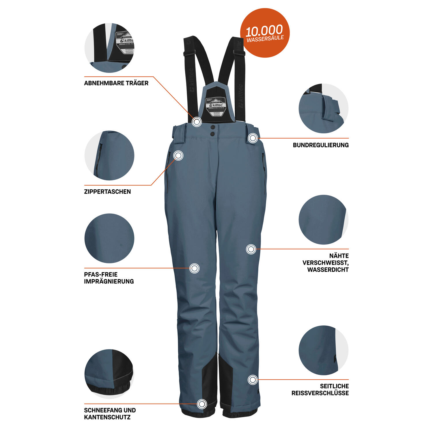 Damen Skihose KSW 249 WMN SKI PNTS_ERIELLE 5/7