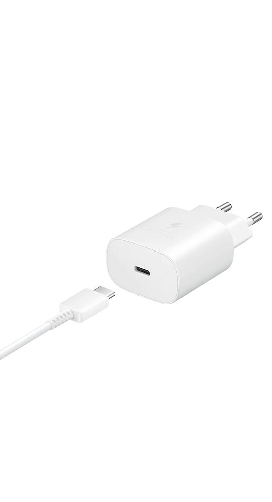 Samsung 25 Watt Schnelladegerät USB-CWEISS 2/2