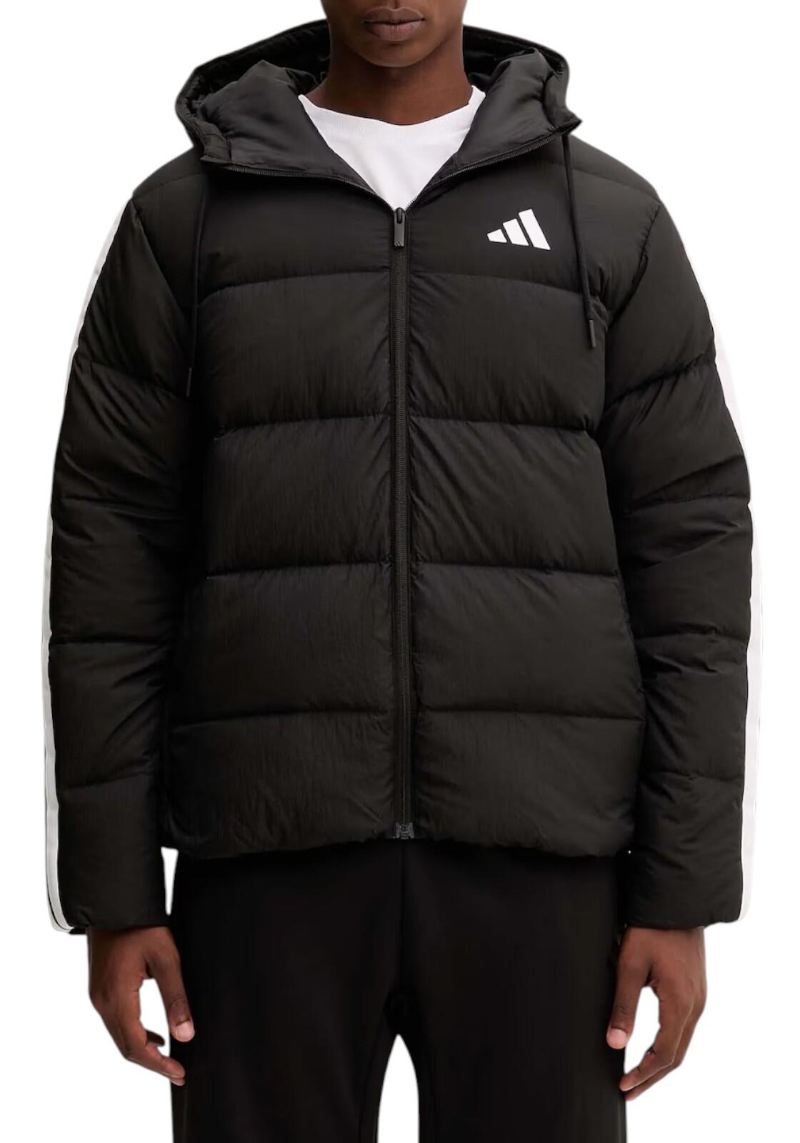 Kurtka męska ADIDAS Essentials Climawarm 3 Stripes Puffer Down Hooded 1/6