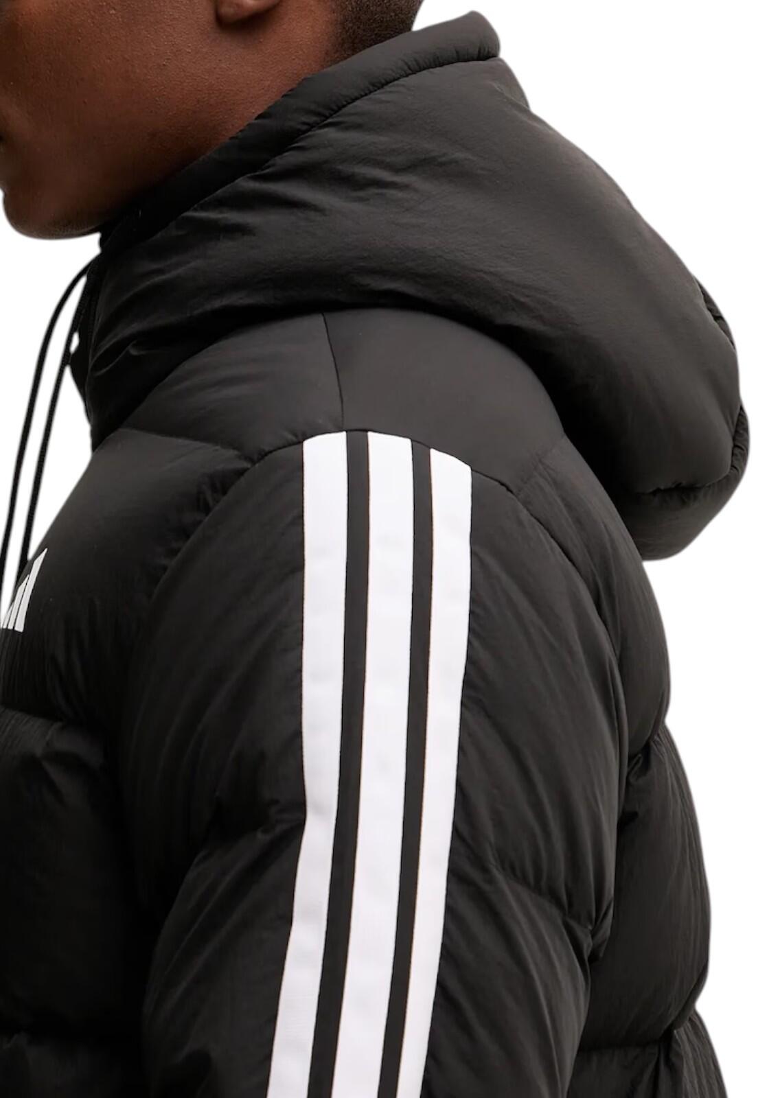 Kurtka męska ADIDAS Essentials Climawarm 3 Stripes Puffer Down Hooded 3/6