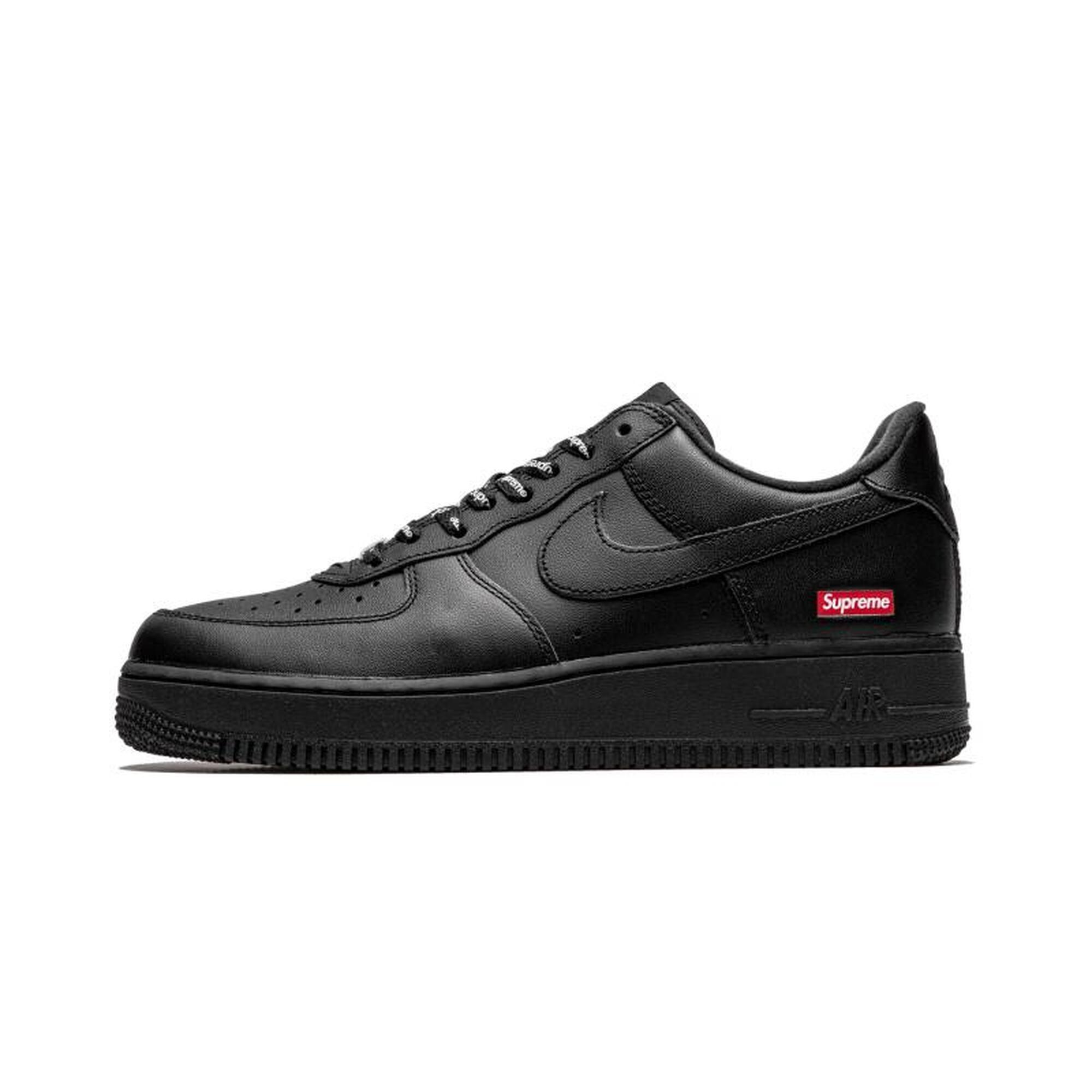 Nike - Air Force 1 Low Black Supreme - Chaussures De Sport - Noir - 45 - Decathlon
