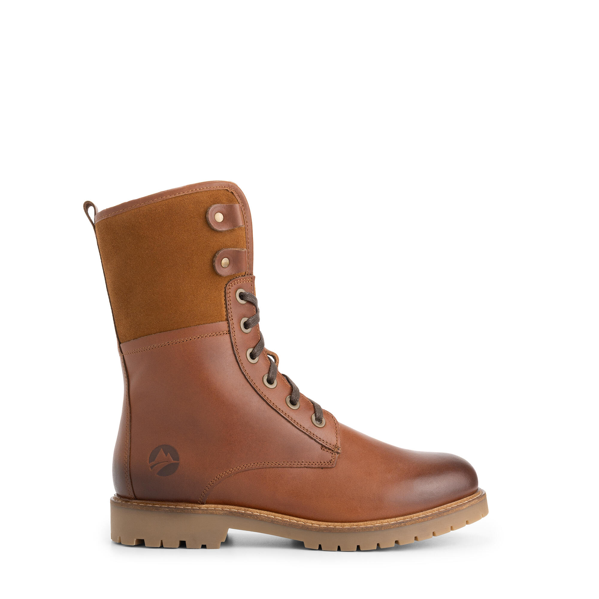 Kongea Damen - Schnürboots - Wolle gefüttert - Cognac 3/7