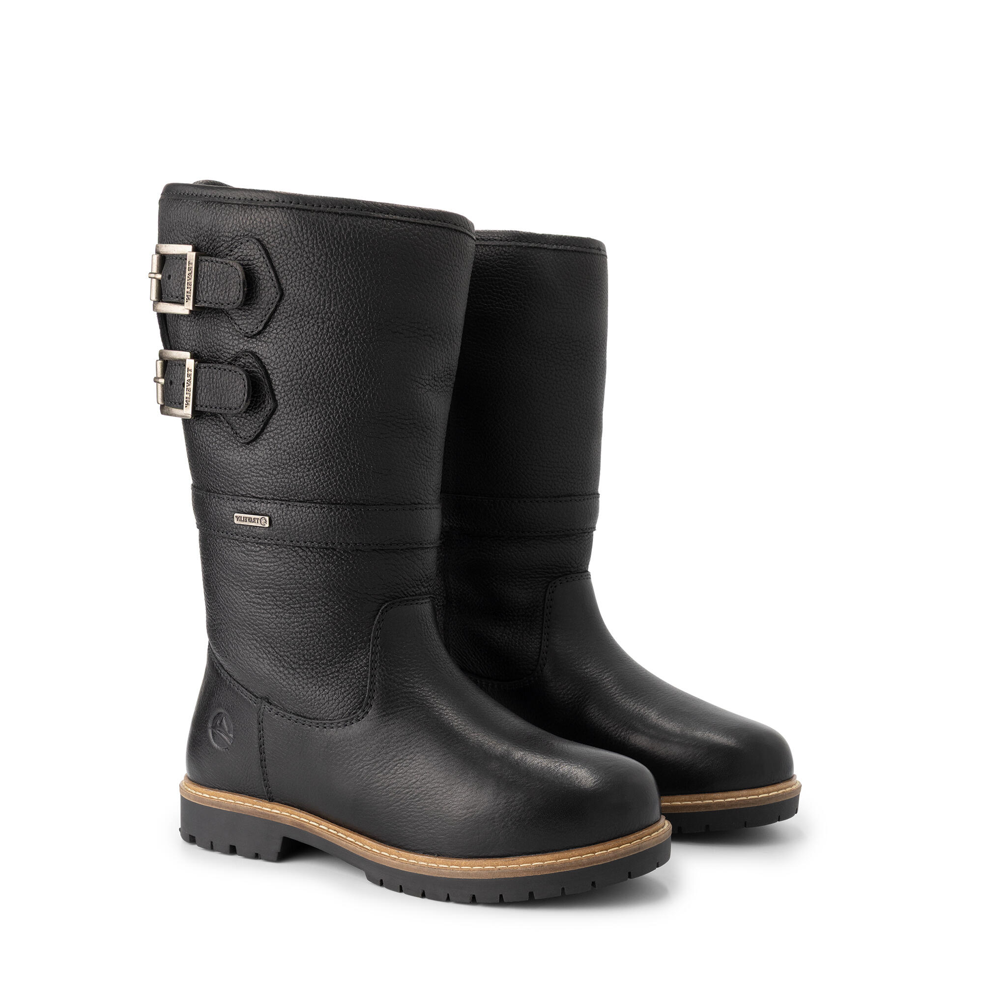 TRAVELIN' Dawson Damen - Outdoor-Stiefel - Wasserdicht - Schwarz