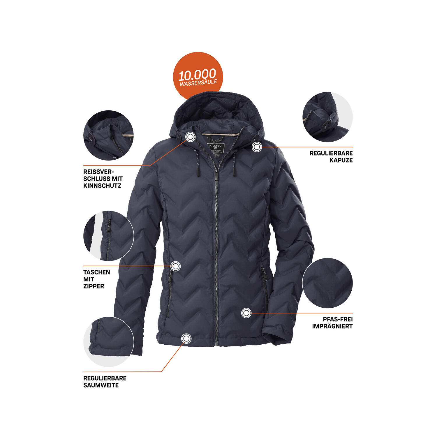 Damen Steppjacke KOW 23 WMN QLTD JCKT 5/6