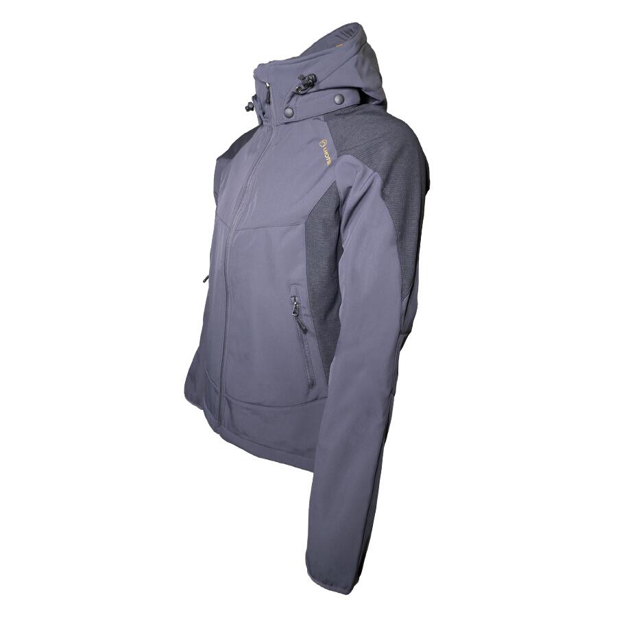 Veste softshell ALDO - Anthracite/Moutarde - XL 4/4