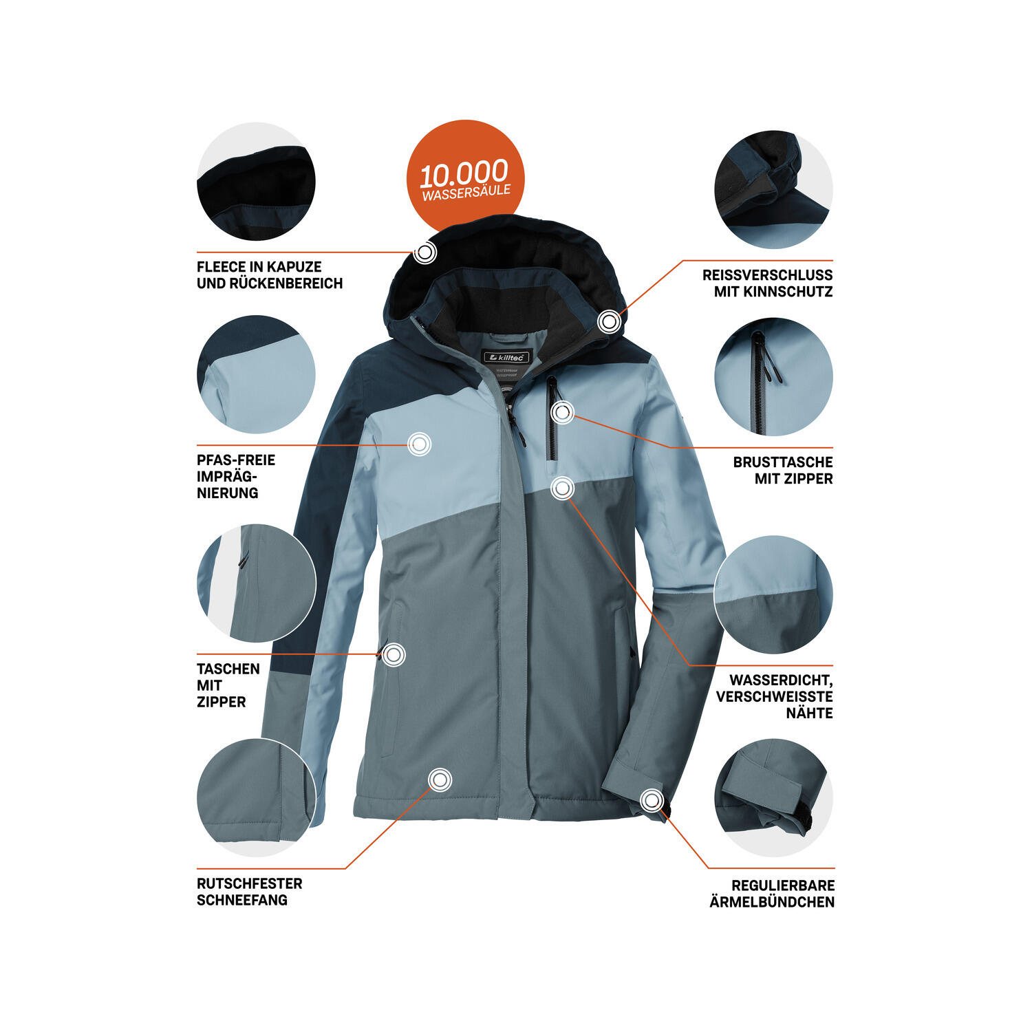 Kinder Jacke KOW 218 GRLS JCKT 5/6