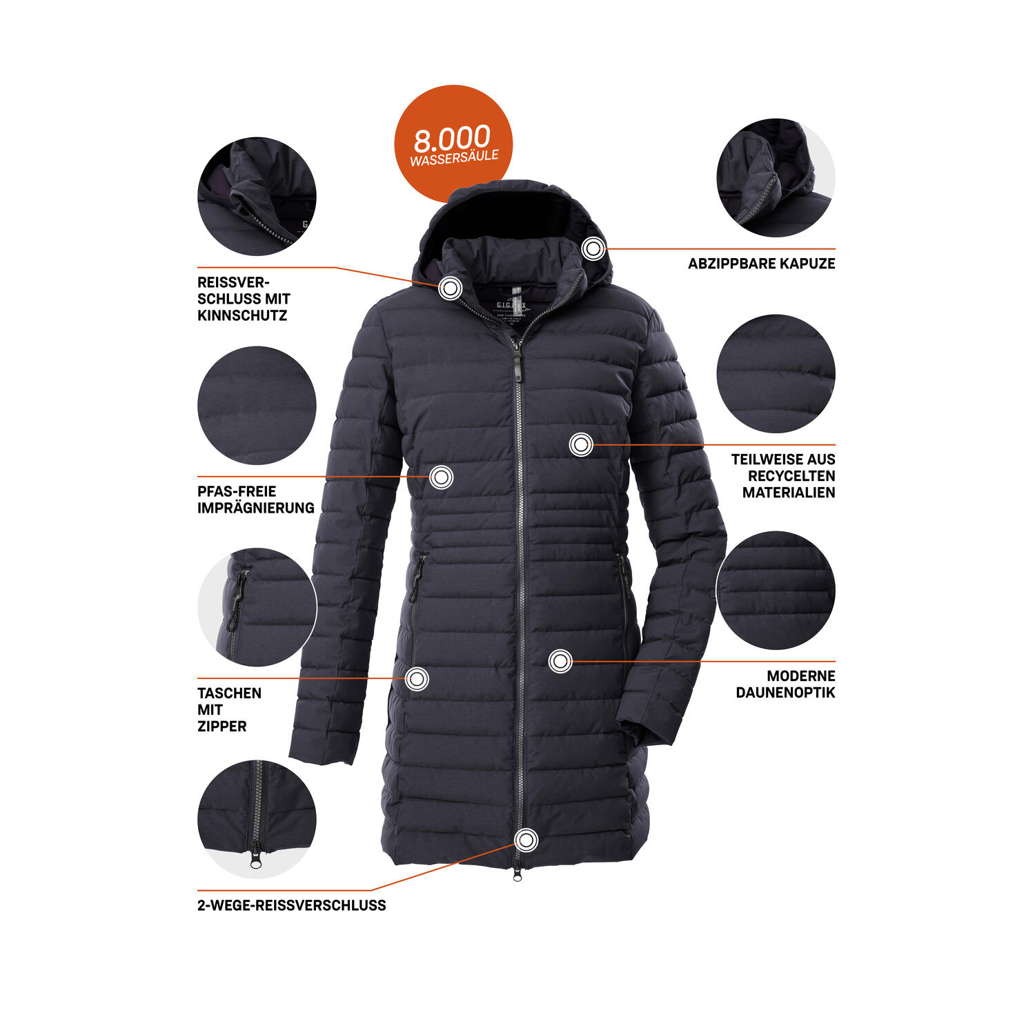 Damen Steppparka GW 77 WMN QLTD PRK_Bacarya 5/6